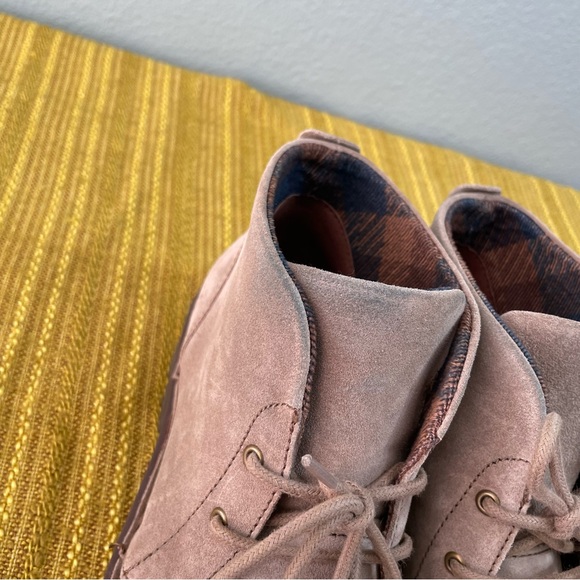 Born | Light Brown Suede Lace-Up Ankle Booties | Banni Taupe - Picture 10 of 15